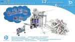Nail-In Clips packaging machine with two counting vibration bowls