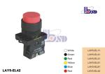 LAY5（XB2）-EL42 red color even button spring return with symbol logo push button
