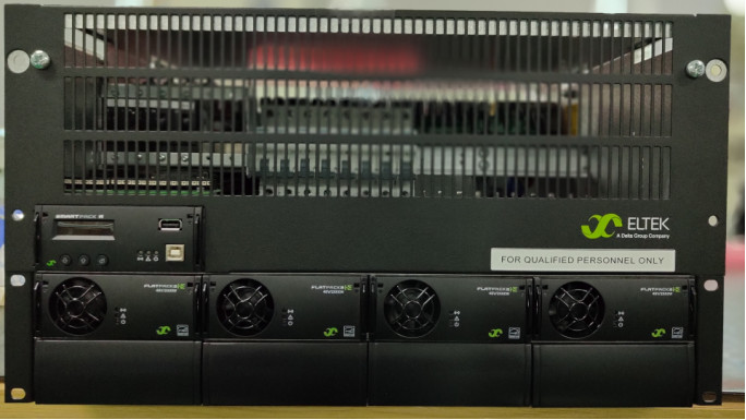 Eltek 48Vdc 19inch 5U Telecom 16kw 300A CTO System Smartpack Touch Controller with distribution breakers