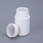 70ml Capacity Square/ Round Bottle Custom Waterproof PE White Plastic Pill