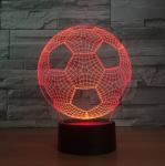 Football 3D LED Night Light 7 Colors Change with Remote Control As Christmas