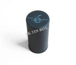 Health Round Cylinder Green Tea Tin Box 67 Diameter , Glossy Finish Tea Tin Can