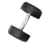 Cast Iron Coated Round Head Dumbbells Men'S And Women'S Fitness Dumbbells