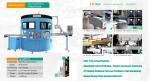 Cosmetics Pen Barrel Screen Printing Machine 3 Colors Automatic Servo