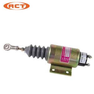 China ACT Excavator​ Spare Parts Stop Solenoid Flameout Solenoid SA-2969-A 24V SA-2606-A 12V factory