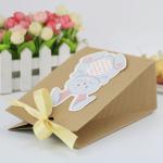 Easter Day Rabbit Biodegradable Paper Food Packaging Ribbon Gift Bags 25g
