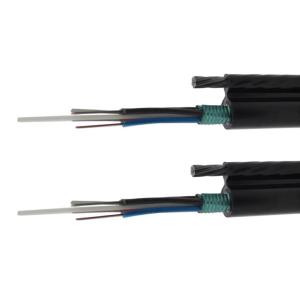 China Aerial Multicore China GYXTC8S 2-12 Core Single Mode Fiber Optic Cable factory