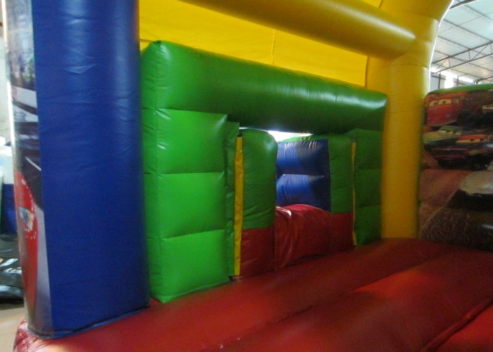Simple cars arch roof inflatable combo & inflatable combos bouncer / 3 in 1 combos for kids