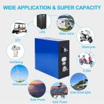 LiFePO4 Lithium Battery Custom 3.2V 100AH 200AH 280AH 400AH Prismatic Grade A