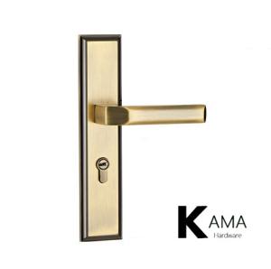 China 58mm Mortise Door Lock Handle For Bedroom Door Zinc Alloy Material factory
