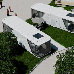 China Luxury 2 3 Bedroom And Living Room Modern Prefab Smart Tiny Space Capsule Mobile Modular Container Home House With Kitchen on sale