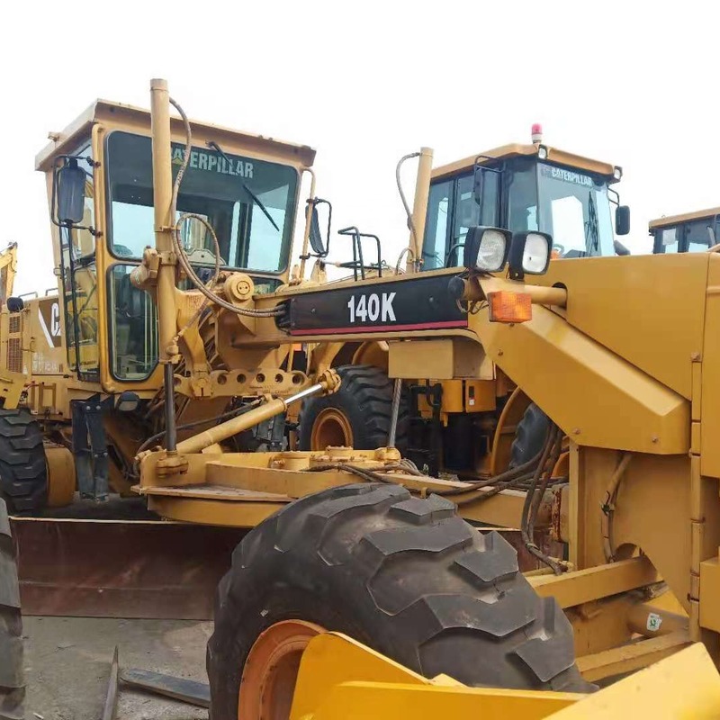 Low Hour Yellow Construction Works Grader Motor / Engine Components 11000 KG