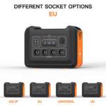 230V 50Hz 1000W Mobile Power Station New Energy Lifepo4 Battery Storage Systems