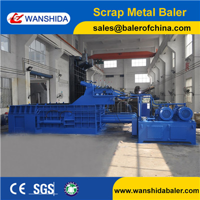 China Heavy Duty Scrap Car Baler on sale