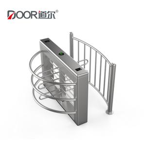 China Half Height Security Solution Supermarket Entrance Waist Height Turnstile Gates factory