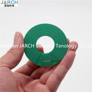 China Pancace Through Bore Slip Ring , Pancake Small Slip Ring 250RPM Speed 5mm Thickness factory