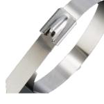 Outdoor SS 316 Stainless Steel Cable Zip Ties 3.5mm - 19mm Width Long Life Span