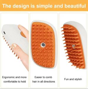 China Pet Spray Comb Electric Cat And Dog Comb One-click Spray Anti-flying Hair To Remove Floating Comb Pet Supplies factory