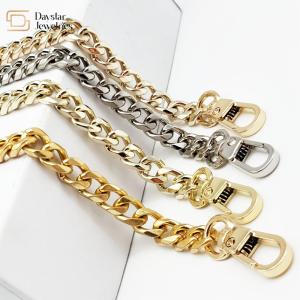 China Diy Bag Replacement Metal Crossbody Straps With Lobster Claw Clasp factory