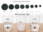 PPS Laundry RFID Button Tag Washable Heat Resistant 1k