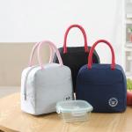Adult Aluminium Foil 600D Polyester Insulated Lunch Cooler Bags