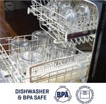 Glass Cookie Jars Labels Marker Gallon Canister Sets For Kitchen Counter With