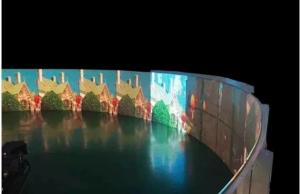 China ROHS CCC Flexible Led Display Screen Module 1920Hz 320*160mm factory