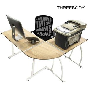 China Custom Modern Executive Office Furniture , L Shape Corner Contemporary Office Table factory