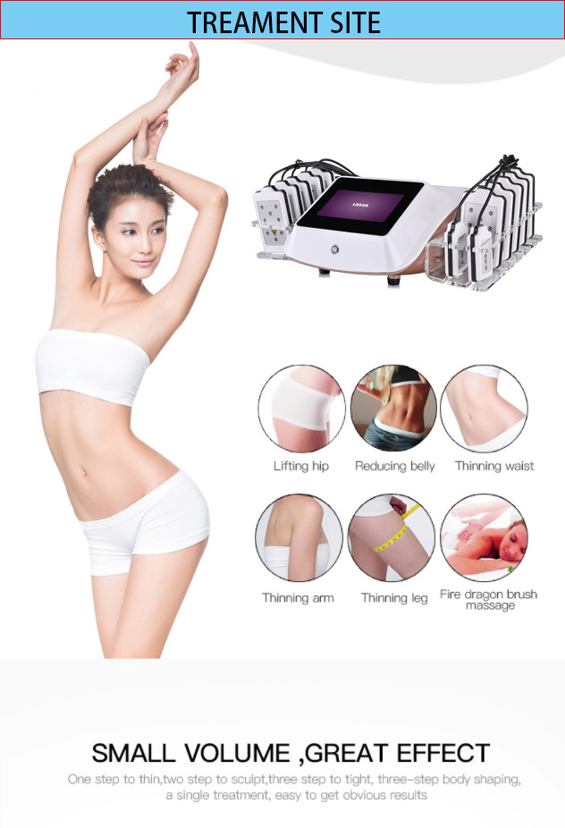 Best Sale Lipo Laser 14 Pads LED lipolaser slimming beauty machine / fat burning laser LF-129c