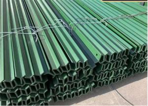 China Huge Painted Green Color Farm Fence 7ft Metal Star Picket factory