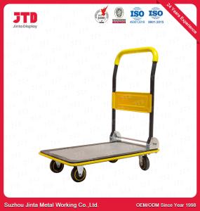 China Supermarket Accessories Folding Hand Trolley 150kg - 300kg Load factory