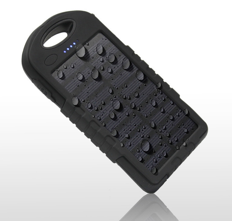 5V2.1A 4000mAh Carabiner Keychain Solar Power Banks