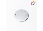 20MM 15MM 2 Holes Custom Engraving Charms Steel Connectors
