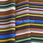 Sublimation Printied Recycled Striped Swimwear Fabric Beachwear Diving Suits
