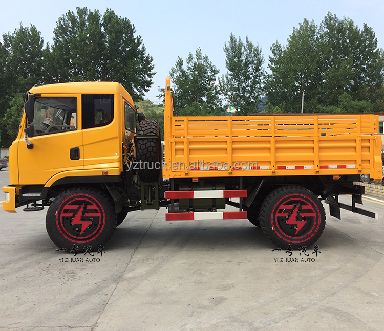 Manual Transmission Cummins Engine Dongfeng AWD 4x4 Diesel Mini Truck for 2 Passengers