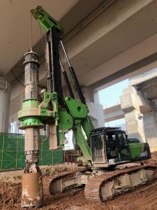 China Professional Technology Low Headroom Hydraulic Piling Machine Foundation Small 560KN factory