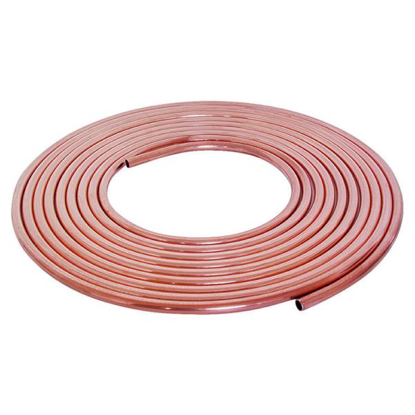 China Copper Coil Pipes 1/4'' 3/8'' 1/2'' 3/4'' Copper Coil Tubes Copper Pipe for Air Conditioning factory