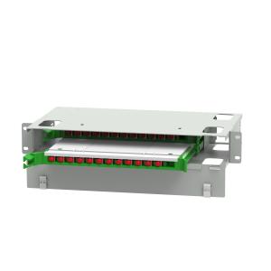 China 24 Port FC Type Fiber Optic Distribution Patchpanel Optic Fiber Equipment with 5 Time factory