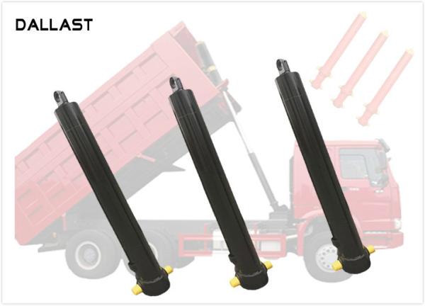 Single Acting Long Stroke Custom Hydraulic Cylinders for Engineering Truck