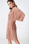 Women 2018 Trendy Summer Pleated Kimono Dress