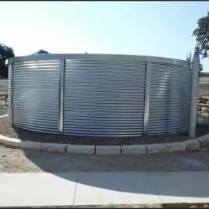 China 20m3 -1000m3 Galvanized Corrugated Water Storage Tanks Grp Sectional Water Storage Tanks factory