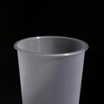 Round Clear PP Cup with Flat/Dome Lid for Juice Beverage Coffee Boba Tea