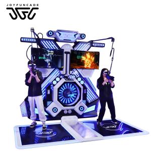 China Commercal Double Seat VR Shooting Game Machine Virtual Reality Gun Games factory