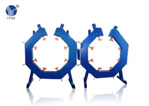 China Stand Style OTR Retreading Equipment / Tyre Envelope Spreader Blue Color factory
