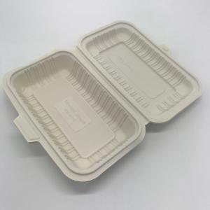 China corn starch lunch box with lid take-away packaging box disposable fast food box wholesale factory
