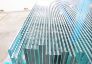 China External Balustrade Glass Handrails For Stairs , Flat / Curved Glass 15mm factory