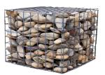 Outdoor Landscape Rectangle Hole Welded Gabion Box Galvanized Stone Filled