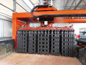 China Customized JKR- 600 Concrete Brick Stacking Robot Machine factory