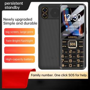 China Unlock Sturdy Elderly Mobile Phone GSM 2G Dual card SOS Flashlight 2500mAh battery 2.4 inches factory