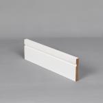 Waterproof White Primed Mdf Baseboard Primed Wood Molding Corner Decoration